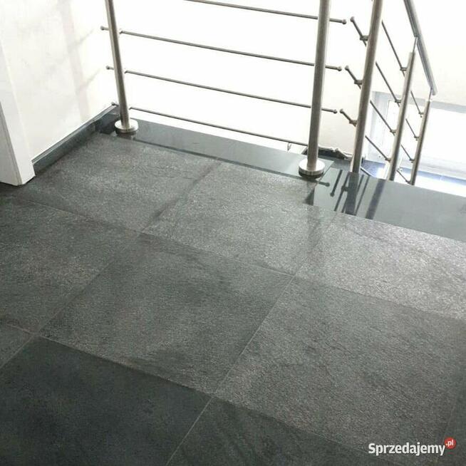 Płytki Kamienne Kwarcyt Black Galaxy Leather 60x60x1,4 cm