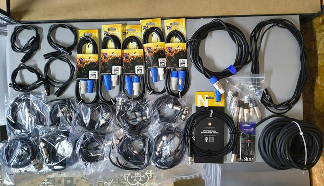 Przewody DMX komplet
