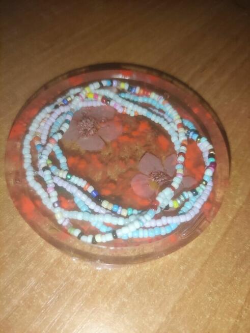 Podkładka pod kubek, pod biżuterię, świeci w ciemności