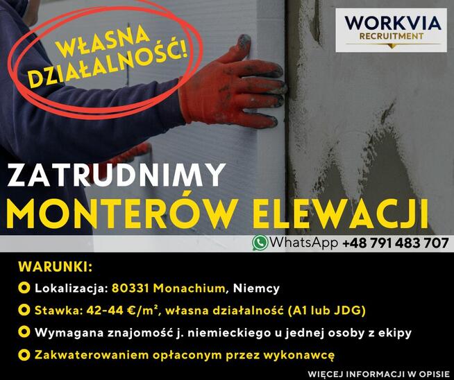 ELEWACJE/MONACHIUM (NIEMCY)/44€/m²