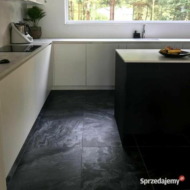 Płytki Kamienne Kwarcyt Silver Grey Leather 60x60x1,2 cm