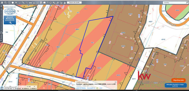 Działka inwestycyjna Kwidzyn, Podgórna