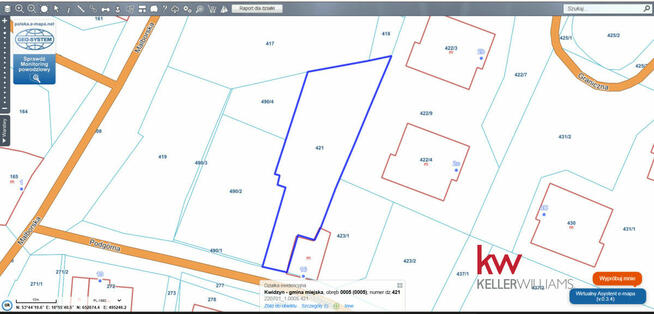 Działka inwestycyjna Kwidzyn, Podgórna