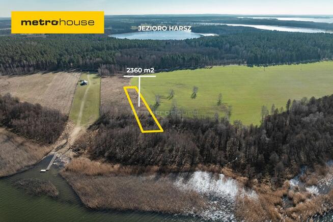 Działka budowl. z linią brzegową jeziora Święcajty
