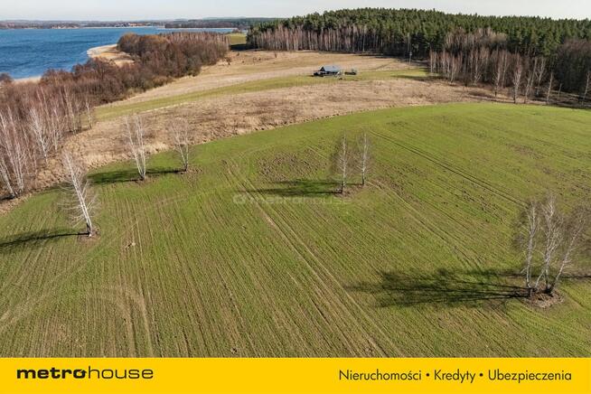 Działka budowl. z linią brzegową jeziora Święcajty