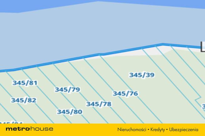 Działka budowl. z linią brzegową jeziora Święcajty