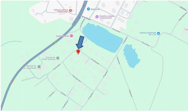 Dom Sycewice gm. Kobylnica, Za Stawem