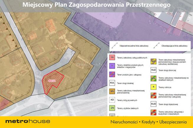 Na sprzedaż działka 830m2, ul. Bielańska