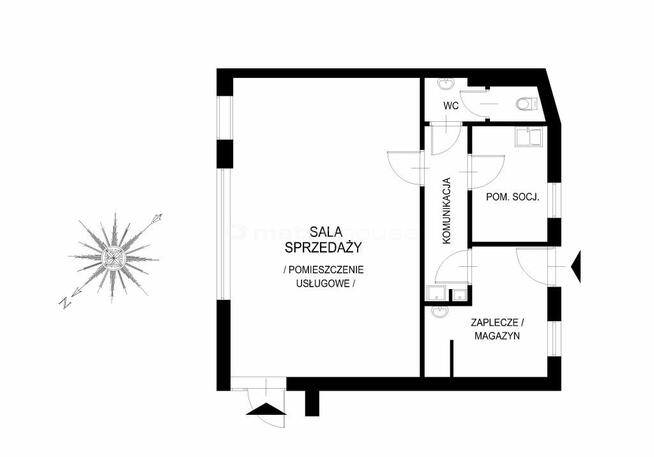 Na sprzedaż lub wynajem - lokal na Widoku