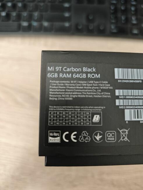 Używany Xiaomi Mi 9T 6GB RAM 64GB ROM Carbon Black