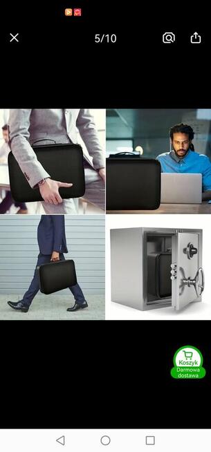 Ogniodpirna i wodoodporna torba na dokumenty