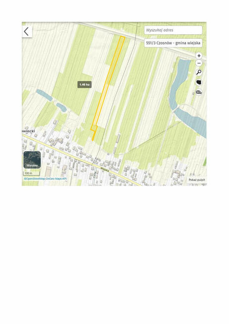 Nieruchomość 16 650 m2 działki budowlane i rolna