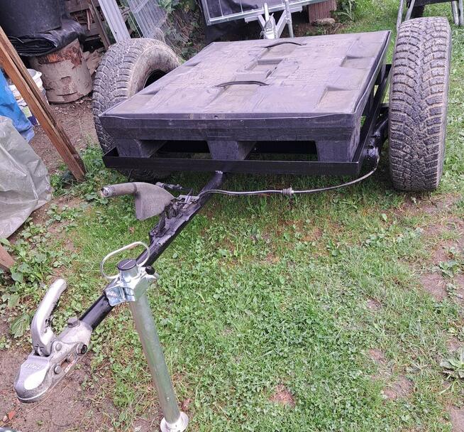 Przyczepka wózek 2w1 pod mauzera 1000l i/lub skrzynia