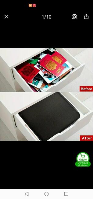 Ogniodpirna i wodoodporna torba na dokumenty