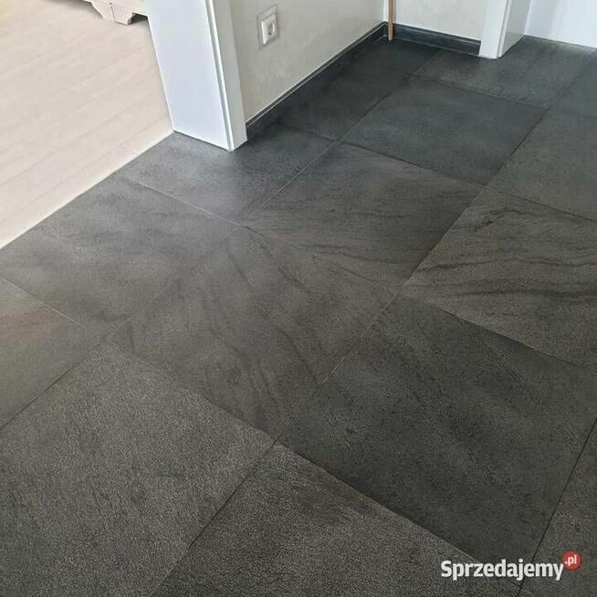 Płytki Kamienne Kwarcyt Black Galaxy Leather 60x60x1,4 cm