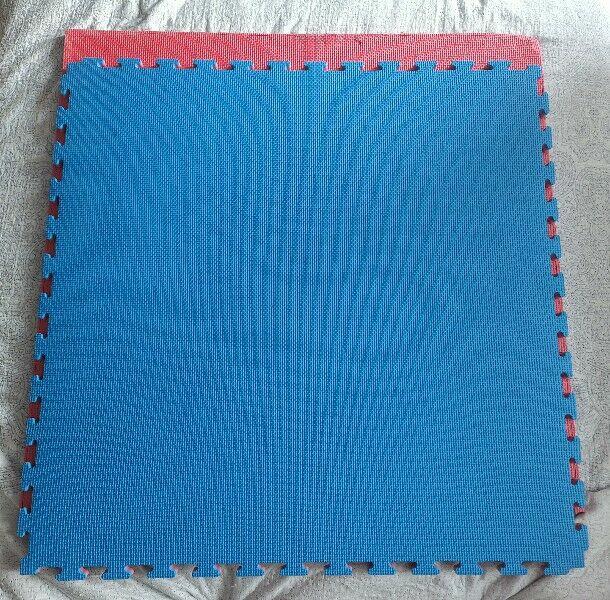 2x Dwukolorowe maty do ćwiczeń 100x100 cm