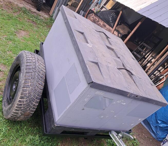 Przyczepka wózek 2w1 pod mauzera 1000l i/lub skrzynia