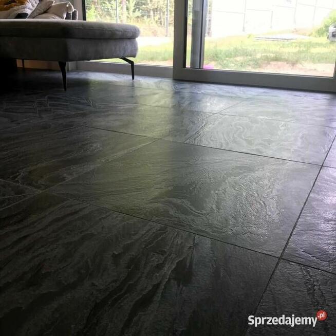 Płytki Kamienne Kwarcyt Silver Grey Leather 60x60x1,2 cm