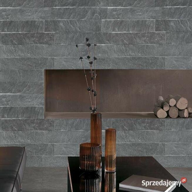 Płytka kamienna kwarcyt Silver Grey 60x15x1,2 cm