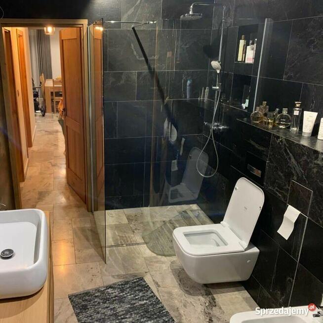 Płytki Kwarcyt Verde Black płomień i szczotk 60x40x1,2 cm