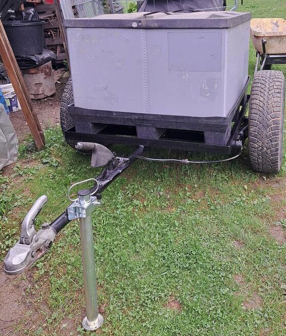 Przyczepka wózek 2w1 pod mauzera 1000l i/lub skrzynia