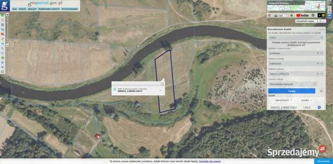 Działka z Potencjałem nad Rzeka Narew 8400m2 Targonie Wielkie