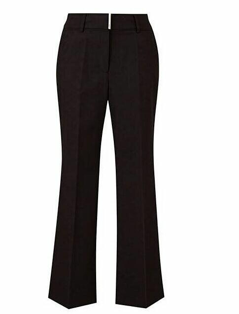 48 Eleganckie Spodnie damskie Tailored czarne pas 100-110 cm