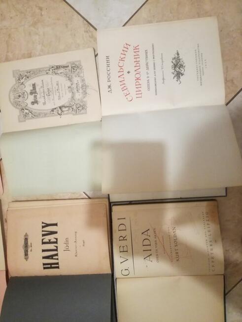 Oddam za darmo Ksiazki, rozne, nuty do spiewu operowego