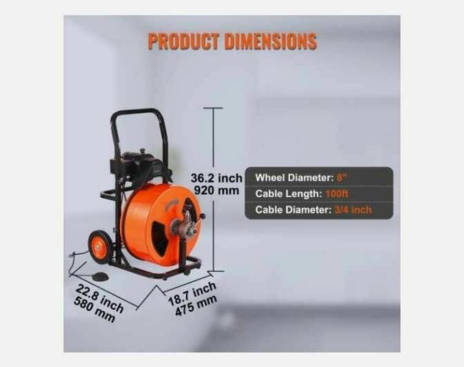 Elektryczna Żmijka - Przepychacz do rur