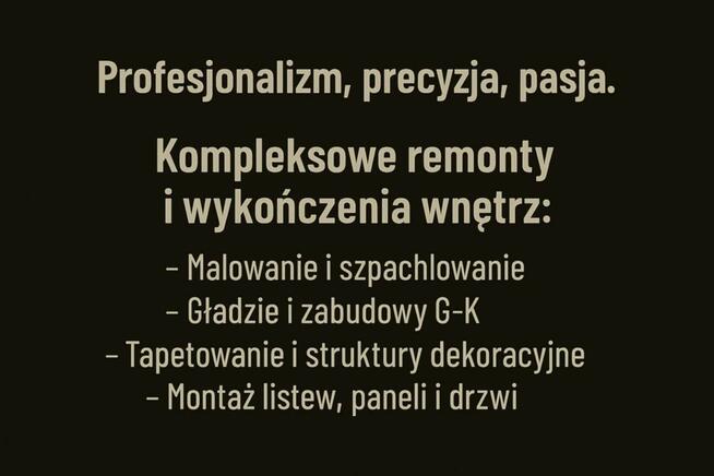 Remonty - wykończenia