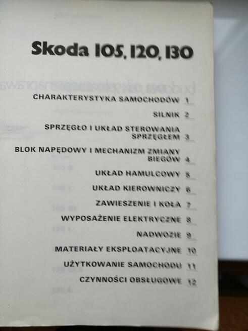 podręcznik użytkownika starych typów auta osobowego SKODA