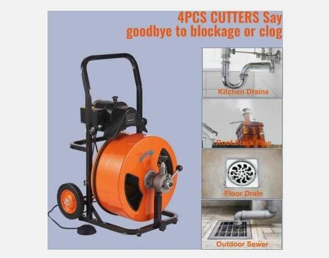 Elektryczna Żmijka - Przepychacz do rur