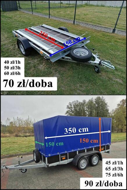 Przyczepa Wynajmę Wypożyczalnia Przyczep Laweta Wynajem