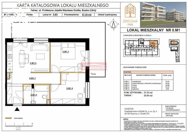 Promocja 3-pokojowe mieszkanie z dużym tarasem