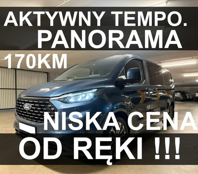 Ford Tourneo Custom L2 Titanium 170KM Panorama Aktywny Tempomat Od ręki !  -  2971zł