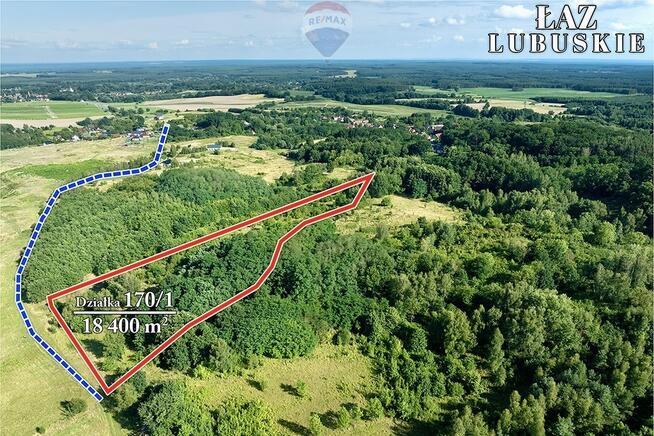 Działka rolna o powierzchni 1,84 ha