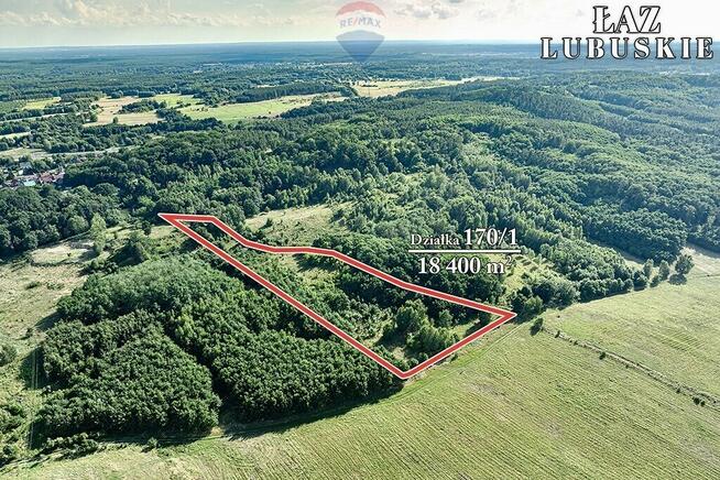 Działka rolna o powierzchni 1,84 ha