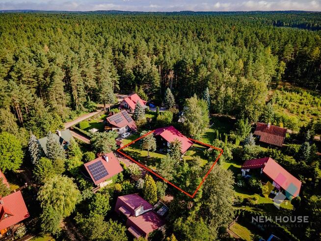 Mieszkalny dom w Zielonowie, las i jezioro 5 pokoi