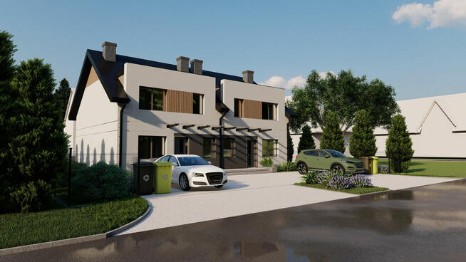 Dom w Tarnowie z tarasem i ogrodem