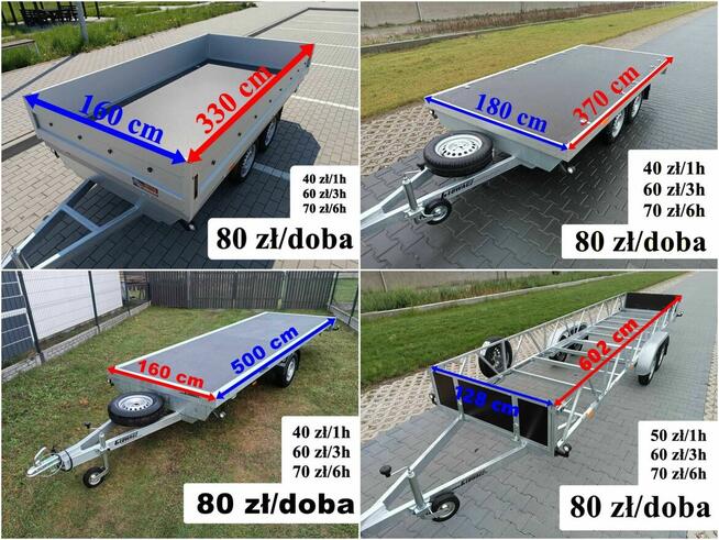 Przyczepa Wynajmę Wypożyczalnia Przyczep Laweta Wynajem