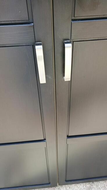 Szafa wysoka ubraniowo aktowa czarna IKEA 100x38x236cm szafy