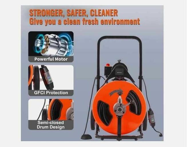 Elektryczna Żmijka - Przepychacz do rur