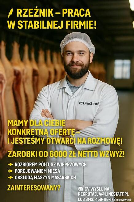RZEŹNIK – PRACA W STABILNEJ FIRMIE!