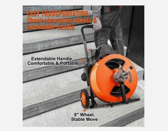 Elektryczna Żmijka - Przepychacz do rur