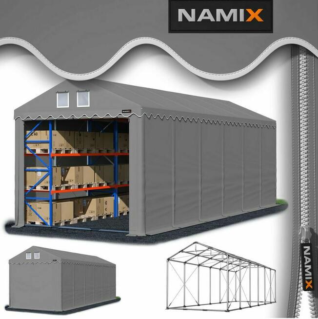 Namiot PRESTIGE 6x12-4m hala przemysłowa magazynowy MOCNY PV