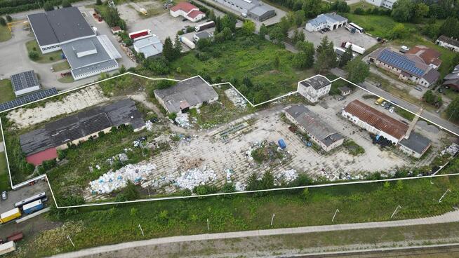 Działka 1,7 ha / Bartoszyce ul. Kajki / Zabudowania