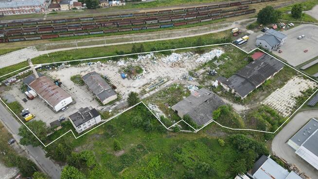 Działka 1,7 ha / Bartoszyce ul. Kajki / Zabudowania