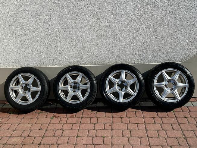felgi aluminiowe z oponami (4 sztuki) 15 cali, letnie 185/60