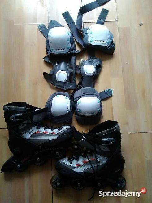 Rolki Salomon dr70 monocoque r 28 ochraniacze kask