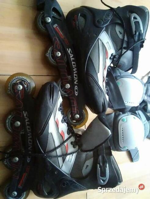 Rolki Salomon dr70 monocoque r 28 ochraniacze kask